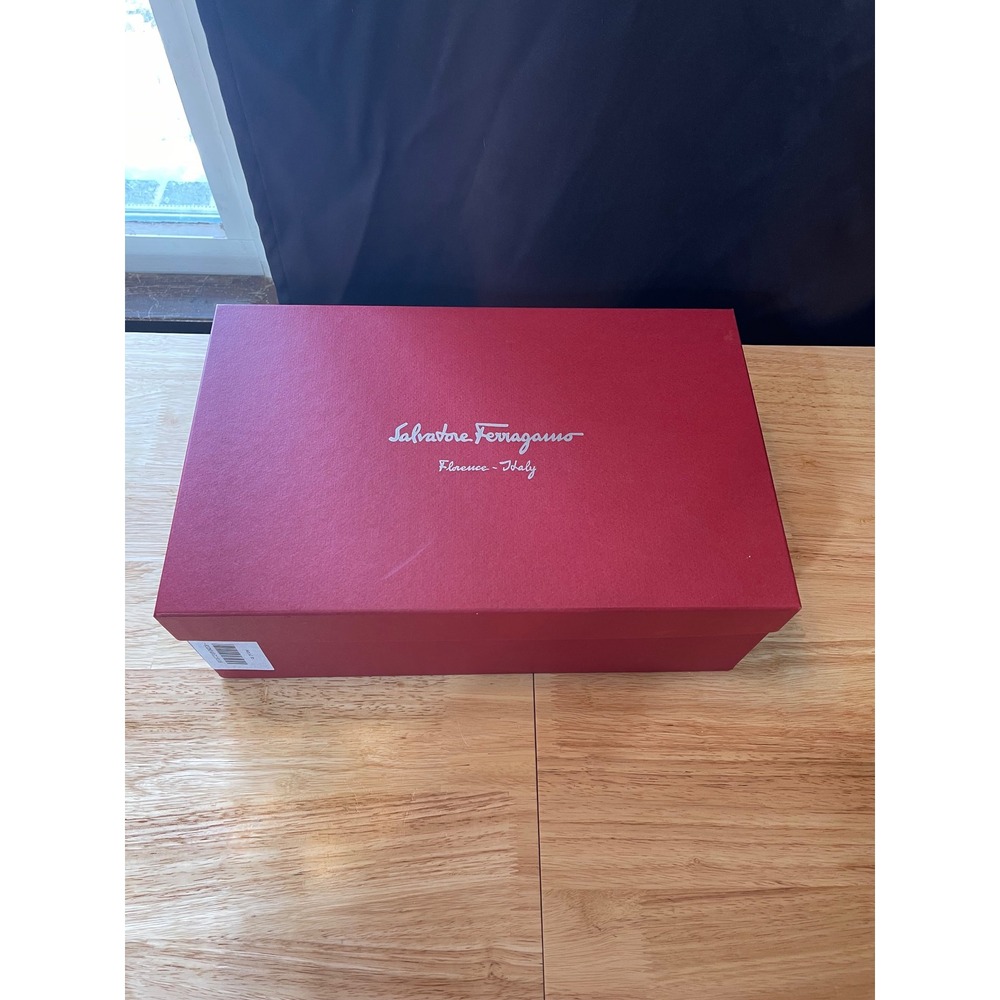 Salvatore Ferragamo Red Shoe Box EMPTY Gift Replacement Storage